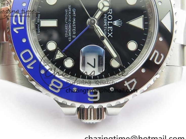 1218 GMT-Master II 116710 BLNR Black Blue Ceramic 904L Steel V9F 1:1 Best Edition SA3186 CHS WaterResistant 3069